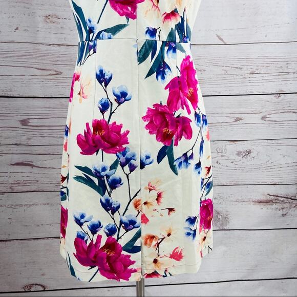 Land's End floral sheath dress knit with pockets - Picture 10 of 14